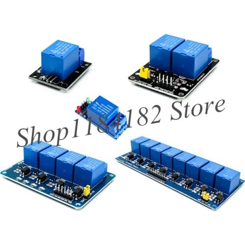 5V 1 2 4 8 channel relay module with optocoupler. Relay Output 1 2 4 8 way relay module for arduino In stock