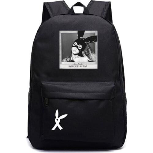 Hot Sale Ariana Grande Backpack Boys Girls Students School Bag Teens Bookbag Kids Rucksack New Casual Men Women Travel Bag Gift
