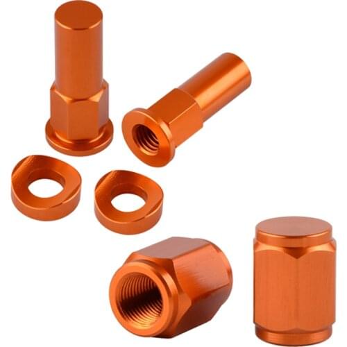 Dirt Bike Rim Lock Nuts Bolt Spacer Motocross Valve Cap For KTM 1190 990 1090 1050 ADV 1290 Super Adventure S R 125 390 790 Duke