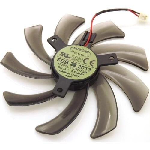 T129215SM 95mm 12V 0.25A 2Pin For Gigabyte GVN550WF2 N56GOC R667D3 R777OC Graphics Card Cooling Fan