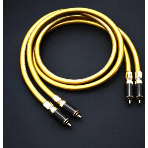 YTER Cardas hexlink Golden 5-C RCA interconnect audio cable ,Audio video cable,audio extension cord
