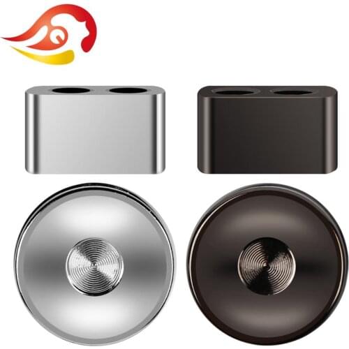 QYFANG Bright Aluminum Alloy Y Splitter Slider Audio Jack Metal Adapter Earphone Plug DIY 8 Core Upgrade Headset Wire Connector