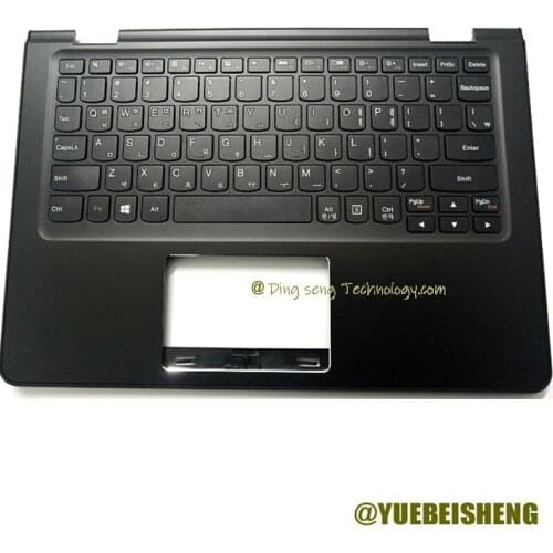 YUEBEISHENG New For Lenovo Flex 3-11 Flex3-1120 palmrest Kroean keyboard upper cover 5CB0J08398,Black