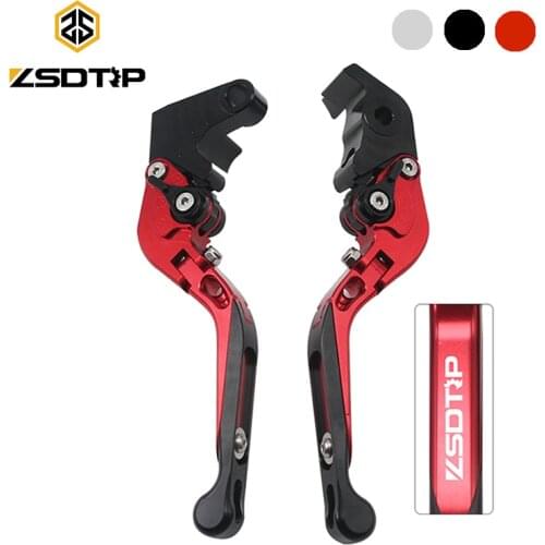 ZSDTRP YZFR6 CNC Adjustable Folding Extendable Motorcycle Brake Clutch Levers For Yamaha YZF-R6