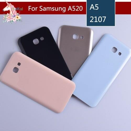 10pcs For Samsung Galaxy A520 A520F Back Battery Case 3D Glass Rear Housing Cover For Samsung A5 2017,Rear Door Case Replacement