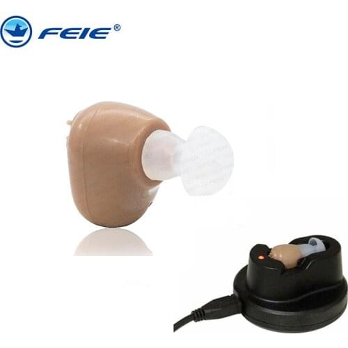102 Rechargeable Invisible Hearing Aid Sound Amplifier CIC Wireless Ear Aids for Elderly Hearing Loss Device PSAP Drop Shipping