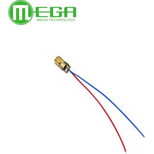 20pcs/lot 5v laser head laser diode copper laser tube 6mm