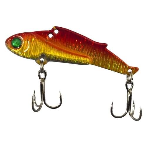 2021 News 4/4.6/5.8/6.7/7.2cm 3D Eyes Metal Vib Blade Lure Sinking Vibration Baits Artificial Vibe for Bass Pike Perch Fishing