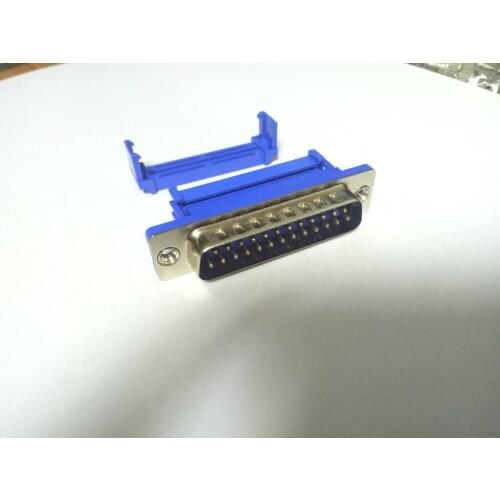 500pcs D-sub connector IDC type 25 Pin Male Flat Ribbon Cable New