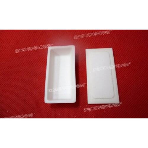 60x30x15mm 99.5%Al2O3 High Purity and Thermal Square Corundum Melting Pot /Alumina Ceramic Boat