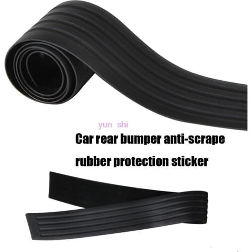 90cm Car Trunk guard plate sticker Rear bumper rubber protection sticker for Volkswagen VW GOLF 7 MK7 accessories