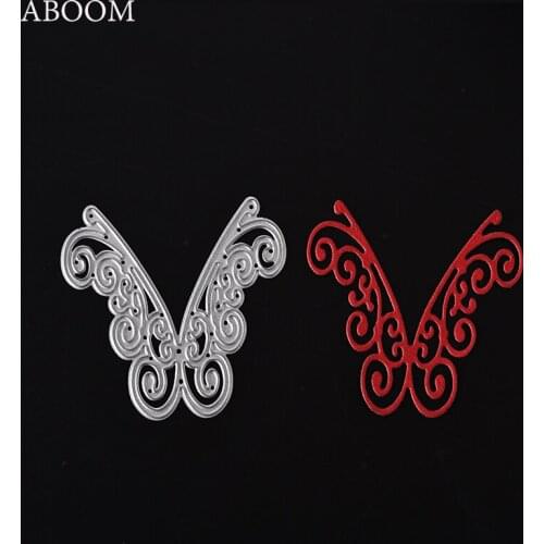 ABOOM 1PC Cute Flying Butterfly Die Cut Embossing Folder Scrapbooking Album Photo Decoration Cutting Dies Metal Paper Machine