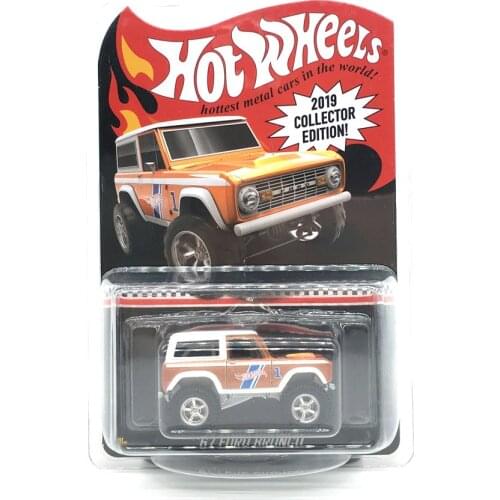 Hot Wheels Car 2019 Red Line Club 67 FORD BRONCO Collector Edition Metal Diecast Model Cars Kids Toys Gift