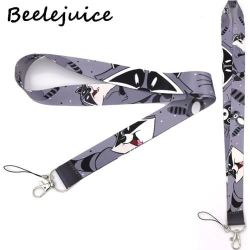 Raccoons bears cartoon Neck Strap Lanyard keychain Mobile Phone ID Badge Holder Rope Key Chain Keyring cosplay Accessory Gifts