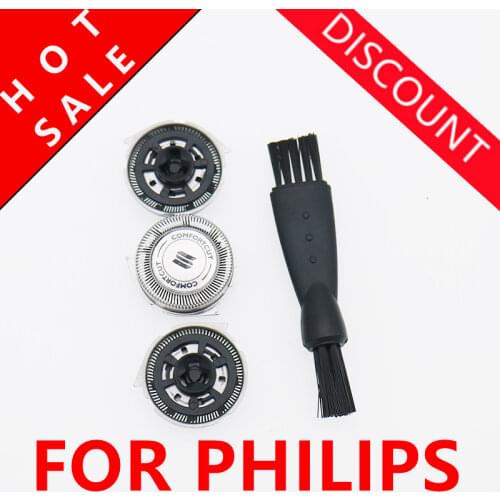 3pcs Shaver Razor Blades Heads Replacement Shaving For Philips HQ8 HQ7180 HQ7140 7745X 7775X HQ7740 HQ7742 AT830 AT890 PT710