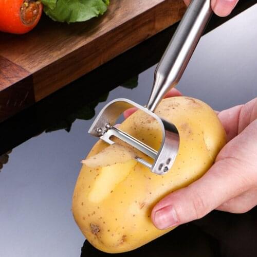 Household 304 Color Stainless Steel Potato Peeling Knife Cucumber Apple Carrot Peeler Kitchen Fruit And Vegetable Creative Tool