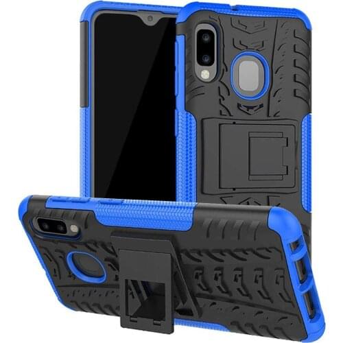 For Samsung Galaxy A20e Case Cover Armor Dual Layer Rugged Bumper Shockproof Hard Silicone Case for Samsung Galaxy A20e A 20e