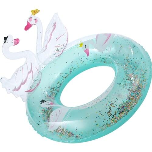 Children Swimming Ring Inflatable Swim Tube Duck Shape Waterproof Water Pool Ring for Summer 2021 new