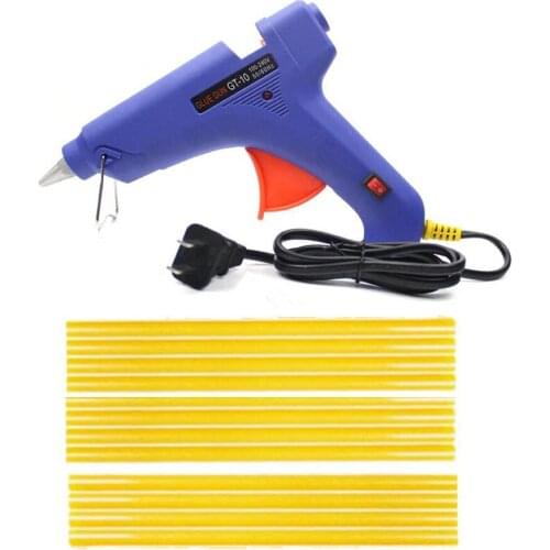 PDR Repairs PDR Removal Paintless PDR Repair Auto Repair Tools Glue Gun + Hot Melt Glue Sticks Glue Rods 13pcs /set