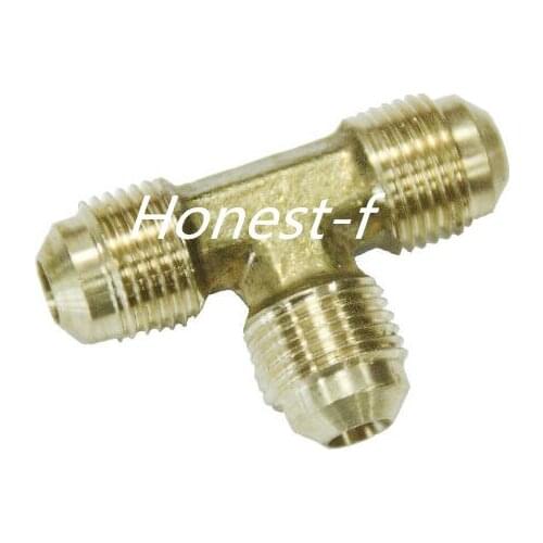 Brass 5/16" OD Flare Tee,Brass Flare Tube Fitting