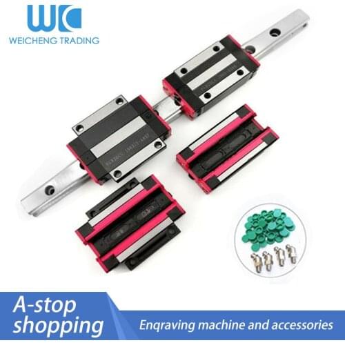 2pc HGR20 Linear Guide Rail 2100/2150mm Length Square Linear Rail for HGH20 Slider Block CNC Parts