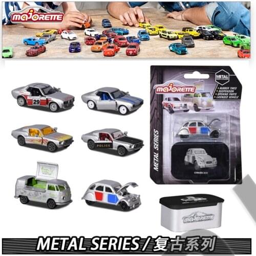 Majorette 1/64 Metal Body+Chassis Series Cars Hot Pop Kids Toys Motor Vehicle Diecast Metal Model
