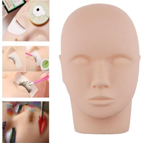 Mannequin head for makeup practice mannequin head for eyelash Mannequin Training Head Closed Practice Model