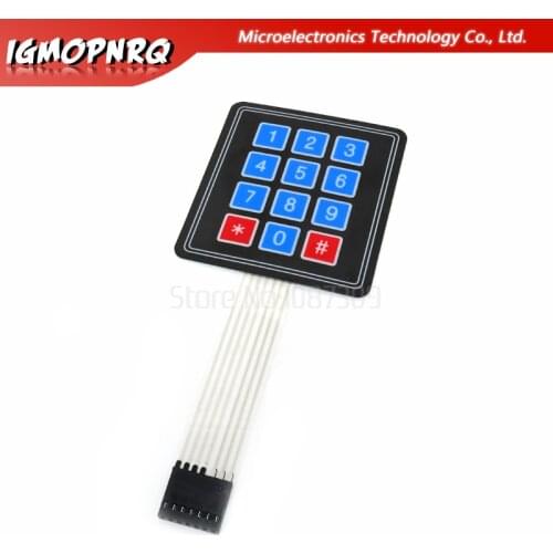 5pcs 4 x 3 Matrix Array Matrix keyboard 12 Key Membrane Switch Keypad