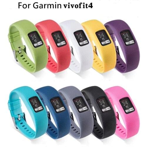 Original strap Wristband Metal Sports Silicone Strap For Garmin Vivofit 4 Wrist Watch Strap For Garmin Vivofit 4 Bracelet