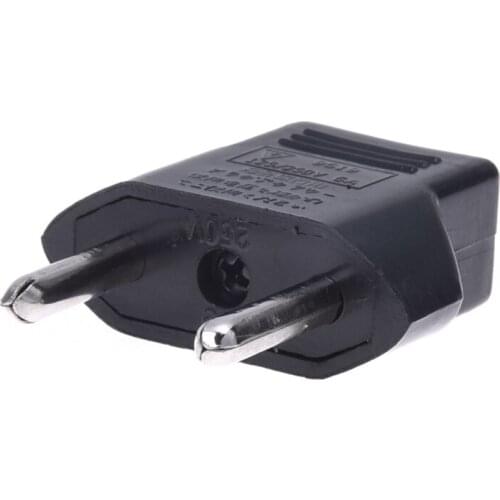 Power Adapter Plug Converter Black