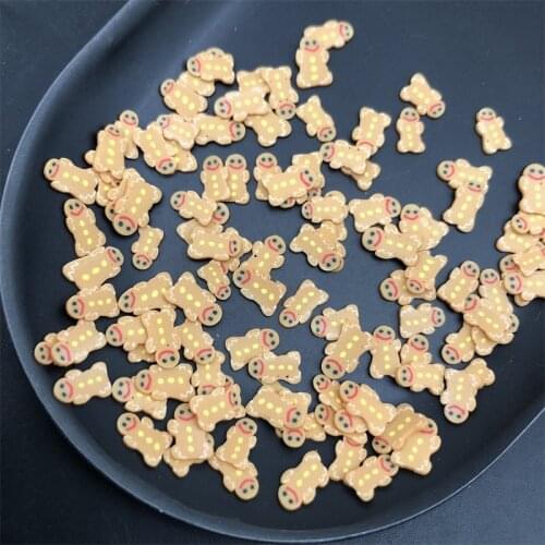 50g Gingersnap Polymer Clay Sprinkle For Kids Diy ,Soft Clay For Craft Clay/Nail Art /Scrapbook Decoration DIY, Craft Filler
