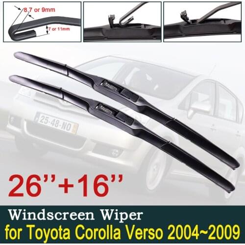 For Toyota Corolla Verso AR10 2004~2009 Car Wiper Blade Front Windscreen Windshield Wipers Car Accessories 2005 2006 2007 2008