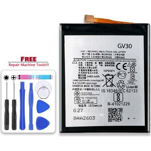 GV30 2630mAh Replacement Battery for Motorola Moto Z XT1650-01 XT1650-03 XT1650-05