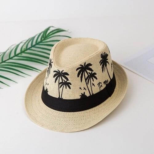 Straw Trilby Hat Mens Jazz Short Brim Fedora Classic Gorra Hombre Vintage Summer Fashion Stylish Ladies Panama Hat