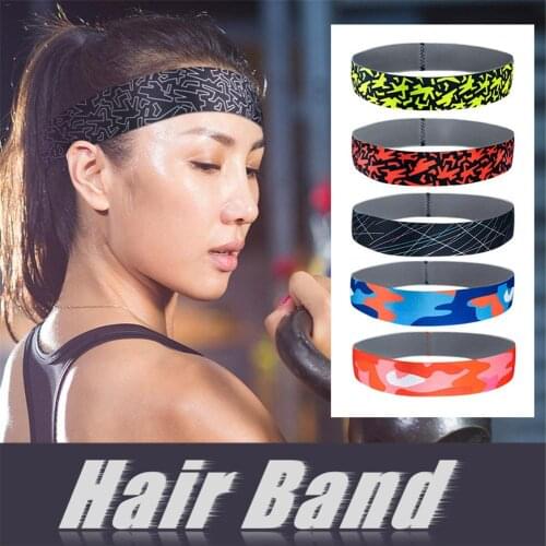 Sport Elastics Sweatband Absorbent Yoga Hairband 1 Pcs Brand Running Outdoor Fitness Cotton Headband Anti Sweat Hair Band