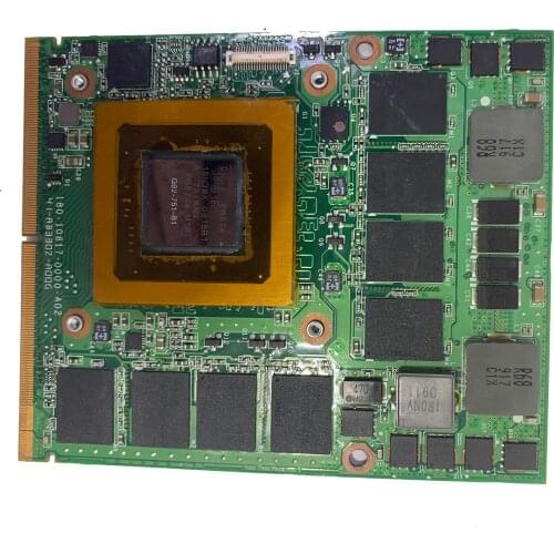 GTX 260M GTX260M 1GB WDXVH G92-751-B1 P/N: 0WDXVH 96RJ4 VGA Video Card for Dell Alienware M15x M17x R1 laptop 100% Test