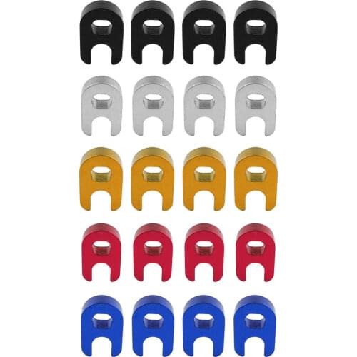 4pcs/set Shock Absorber Bushing Bicycle Part MTB Presta Valve Core Remover Aluminum Bicycle Valve Core Removal Tool