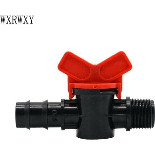 Wxrwxy Garden male 1/2 to 3/4 hose irrigation valve 20mm hose garden faucet crane tap Irrigation Regulator 15 pcs