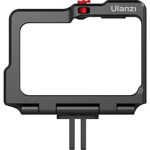 Ulanzi for Insta360 One R Metal Cage Aluminium Protective Case w Cold Shoe for LED Light Microphone Insta360 Accessories