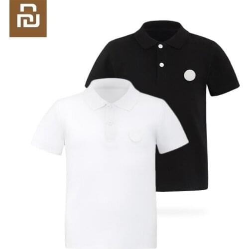 Youpin Childrens cotton short sleeves Tops POLO shirt Classic wild Soft skin summer Sport Clothing Breathable Boy girl