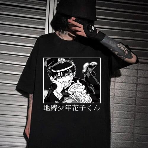 Japanese Anime Toilet-Bound Hanako-Kun T Shirt Short Sleeve Printed Tee Shirt Men Women Loose Tops Harajuku