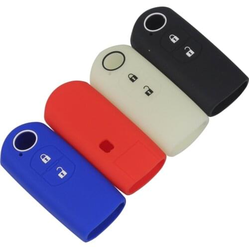Kutery 10pcs 3 Buttons Key Case Silicone Protect Shell For Mazda CX-5 Axela / Mazda 6 Atenza CX-7 CX-9 MX5