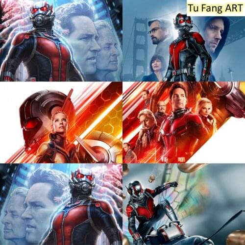 Marvel Canvas Painting Wall Art Posters and Prints Iron Man Ant Man Movie Room Decor Pictures for Living Kids Home Decoration