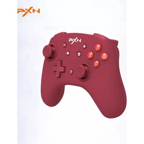 Nintendo Switch Controller PXN Game Gamepad Bluetooth-compatible for Nintendo Lite/PC USB Data Cable Remote NFC/Amibo Red