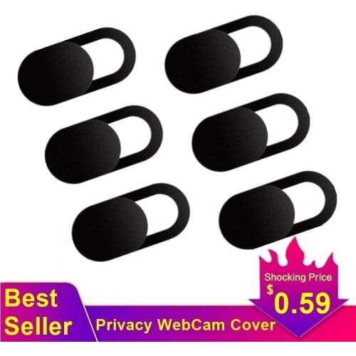 WebCam Cover Shutter Magnet Slider Plastic Universal Camera Cover For Web Laptop iPad PC Macbook Tablet Privacy Sticker Antipeep