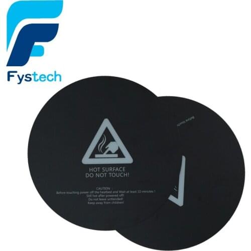 5Pcs 3D Printer Kossel Heat bed Sticker With Tape 200mm Round Print Build Plate Tape For Kossel 3D Printer parts