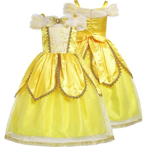 Summer Girls Elsa Dresses Clothes Kid Cosplay Anna Princess Dress Snow Queen Vestido Childrens Costumes Birthday Party Sukienki