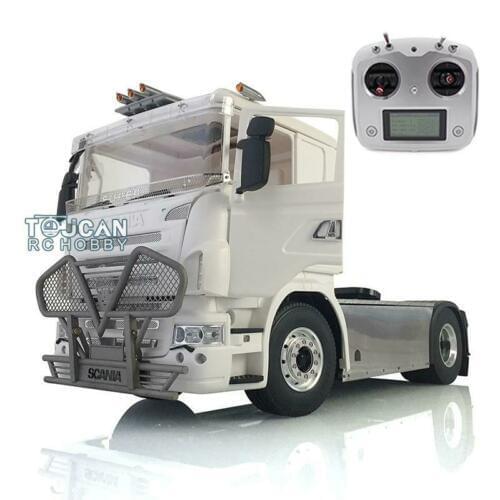 LESU 1/14 Metal Sca 4*4 Chassis Sound Bumper Hercul RC Tractor Truck Radio THZH1023-SMT2