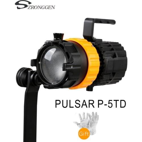 Falcon Eyes Mini Spot Light 50W Bi-Color Photography Lighting Adjustable Focus Length Fill Light For video studio Pulsar 5 P-5TD