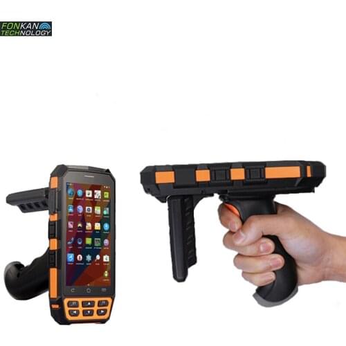 FONKAN 860-960MHZ R2000 Module Long Range RFID Handheld PDA UHF reader Android 7.0 O/S UHF scanner Bluetooth card Tag Reader